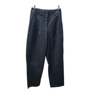 Kit and Ace Navy Pleated Balloon Tapered Pants 4
